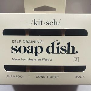 Kitsch Recycled Plastic Soap Dish - Cream